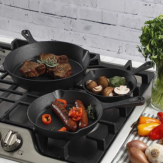 Cast Iron Skillet Set